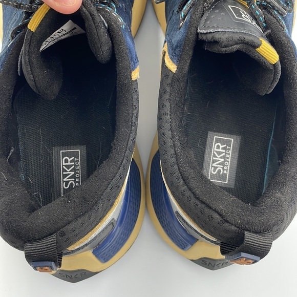 SNKR Project Men's Duane Lace Up Sneakers Navy/Tan Color US 12M - Picture 9 of 15